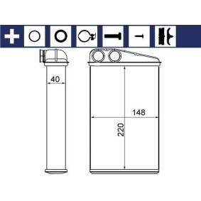 Köp Värmepaket av MAHLE ORIGINAL AH 17 000S till det låga priset 736,83 kr