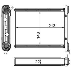 Osta Lämmityslaitteen kenno MAHLE ORIGINAL:llä AH 259 000S edullisesti hintaan 96,29 €