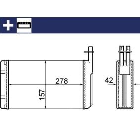 Köp Värmepaket av MAHLE ORIGINAL AH 68 000S till det låga priset 411,20 kr