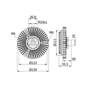 Kjøp Clutch, kjølevifte av MAHLE ORIGINAL CFC 62 000S til den lave prisen 1383,75 NOK