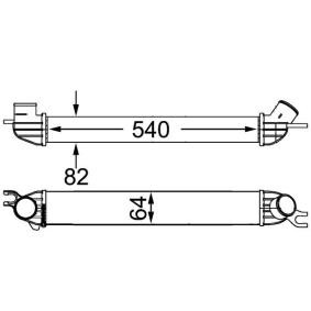 Ladeluftkühler CI 188 000S für Schrägheck (R50, R53) für 100,48 CHF
