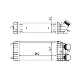 Köp Intercooler av MAHLE ORIGINAL CI 210 000S till det låga priset 1465,22 kr