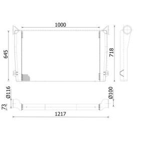 Achetez des Intercooler MAHLE ORIGINAL CI 395 000P à prix pour 1134,86 €