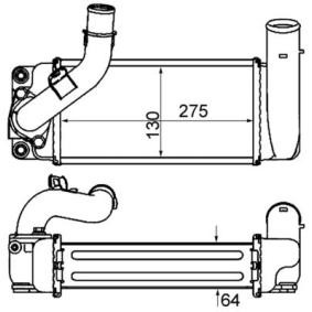 Köp Intercooler av MAHLE ORIGINAL CI 461 000P till det låga priset 2507,06 kr