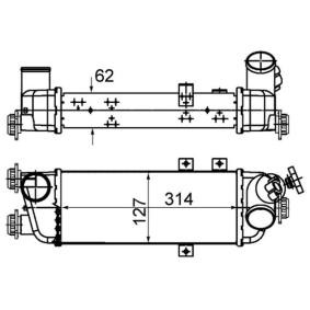 Köp Intercooler av MAHLE ORIGINAL CI 500 000S till det låga priset 1631,53 kr