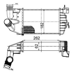 Kjøp Intercooler av MAHLE ORIGINAL CI 510 000S til den lave prisen 1659,26 NOK