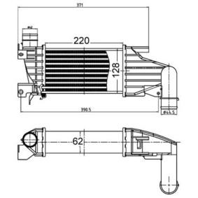 Kjøp Intercooler av MAHLE ORIGINAL CI 514 000S til den lave prisen 1499,77 NOK