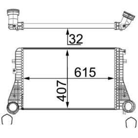 Achetez des Intercooler MAHLE ORIGINAL CI 83 000S à prix pour 160,82 €
