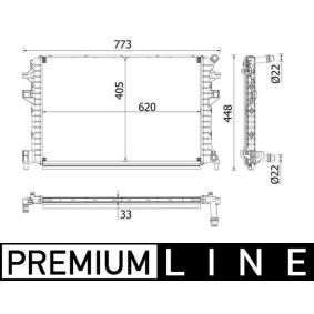 Achetez des Radiateur basse température, intercooler MAHLE ORIGINAL CIR 34 000P à prix pour 160,79 €