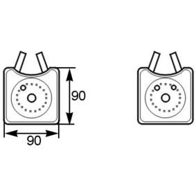 Kjøp Oljekjøler, motorolje av MAHLE ORIGINAL CLC 161 000S til den lave prisen 499,79 NOK