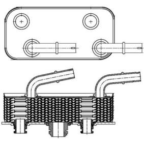 Ölkühler, Automatikgetriebe CLC 180 000S