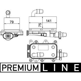 Ölkühler, Automatikgetriebe von MAHLE ORIGINAL CLC 19 000P