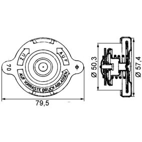 Köp Vattenpump av MAHLE ORIGINAL CP 20 000P till det låga priset 601,11 kr