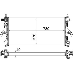Köp Vattenpump av MAHLE ORIGINAL CP 317 000P till det låga priset 1630,31 kr