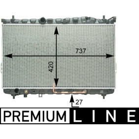 Achetez des Radiateur du moteur MAHLE ORIGINAL CR 1296 000P à prix pour 183,80 €