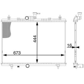 Achetez des Radiateur du moteur MAHLE ORIGINAL CR 1606 000S à prix pour 234,42 €