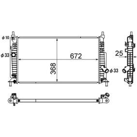 Achetez des Radiateur du moteur MAHLE ORIGINAL CR 1888 000S à prix pour 162,12 €