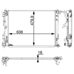 Achetez des Radiateur du moteur MAHLE ORIGINAL CR 1971 000P à prix pour 668,23 €