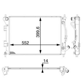 Achetez des Radiateur du moteur MAHLE ORIGINAL CR 1976 000P à prix pour 187,52 €