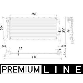 Kühler, Motorkühlung CR 2308 000P für MINI