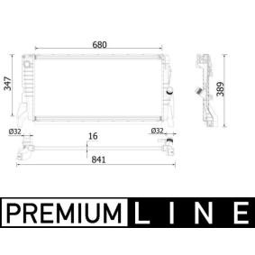 Kühler, Motorkühlung CR 2317 000P für MINI