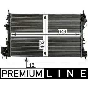 Kjøp Radiator, motorkjøling av MAHLE ORIGINAL CR 40 000P til den lave prisen 2273,92 NOK