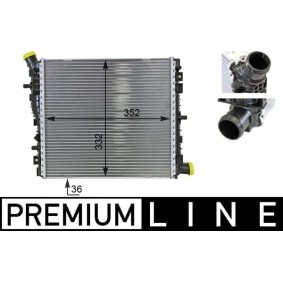 Achetez des Radiateur du moteur MAHLE ORIGINAL CR 78 000P à prix pour 290,18 €