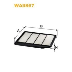 Kjøp Luftfilter av WIX FILTERS WA9867 til den lave prisen 203,80 NOK