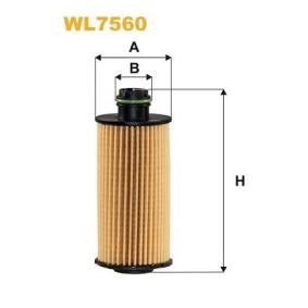 Achetez des Filtre à huile WIX FILTERS WL7560 à prix pour 31,44 €