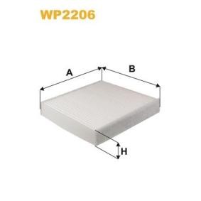 Compre Filtro, ar do habitáculo da WIX FILTERS WP2206 a um preço baixo por 12,97 €