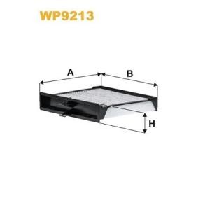 Compre Filtro, ar do habitáculo da WIX FILTERS WP9213 a um preço baixo por 19,18 €