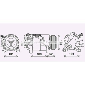 Acquista Compressore aria condizionata da PRASCO BWAK567 a buon mercato per soli 404,22 €