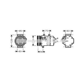 Acquista Compressore aria condizionata da PRASCO CNAK253 a buon mercato per soli 387,93 €