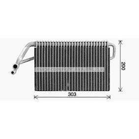 Verdampfer, Klimaanlage von PRASCO DFV089