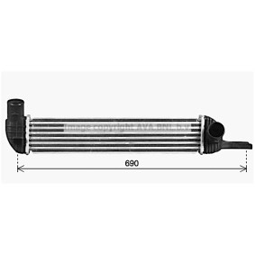 Achetez des Intercooler PRASCO DW4143 à prix pour 227,95 €