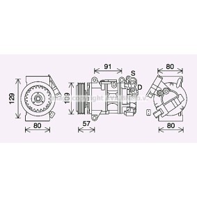 Acquista Compressore aria condizionata da PRASCO PEAK407 a buon mercato per soli 427,58 €