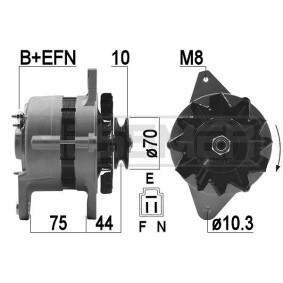 Lichtmaschine für DAIHATSU von MESSMER