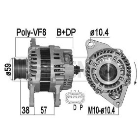 Lichtmaschine von MESSMER 209525A