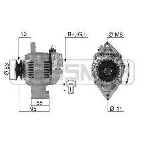 Lichtmaschine für DAIHATSU von MESSMER