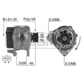 Lichtmaschine von MESSMER 210350A