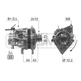 Lichtmaschine von MESSMER 210595A
