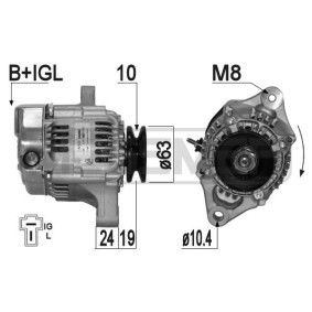 Lichtmaschine für DAIHATSU von MESSMER