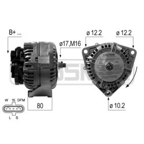 Lichtmaschine 210673A für DAF