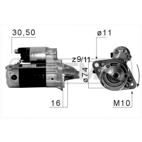 Köp Startmotor av MESSMER 220675A till det låga priset 1513,99 kr