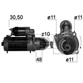 Anlasser 220725A für DAF