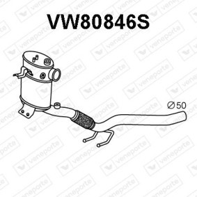Achetez des Filtre à particules VENEPORTE VW80846S à prix pour 795,96 €