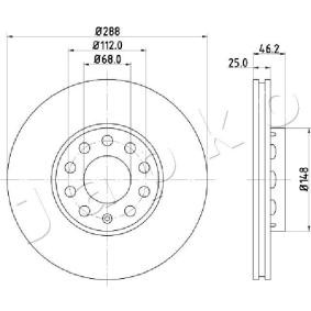 Achetez des Disque de frein JAPKO 600910 à prix pour 48,69 €