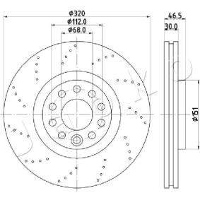 AUDI Bremsscheibe von JAPKO