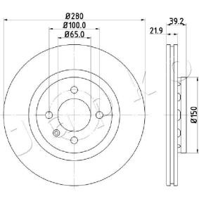 VOLKSWAGEN Bremsscheibe von JAPKO