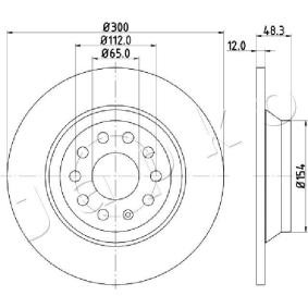 VOLKSWAGEN Bremsscheibe von JAPKO